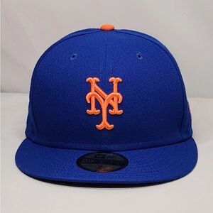 New Era New York Mets 59Fifty On Field Authentic Low Profile Fitted Hat Sz 6-7/8